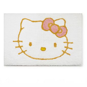 Hello Kitty Stars Tufted Rectangle Bath Rug