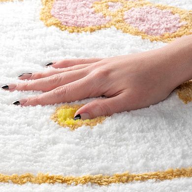 Hello Kitty Stars Tufted Rectangle Rug