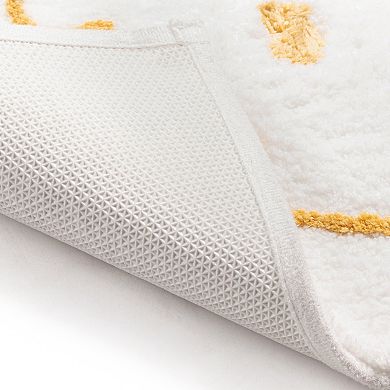 Hello Kitty Stars Tufted Rectangle Rug