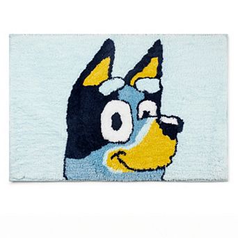 Bluey Tufted Rectangle Bathroom Rug