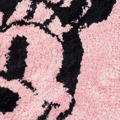 Disney's Minnie Mouse Blush Tufted Rectangle Bathroom Rug