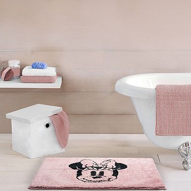 Disney's Minnie Mouse Blush Tufted Rectangle Bathroom Rug