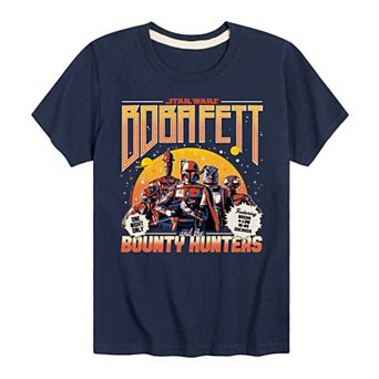 Boys 8-20 Star Wars Boba Fett Band Graphic Tee