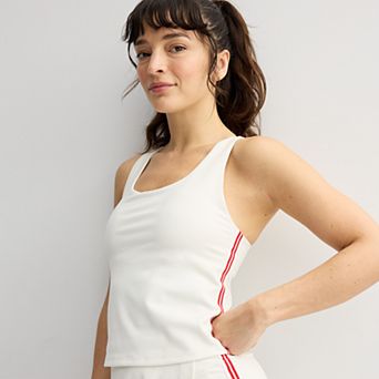 Women's FLX Affirmation Scoop Neck Varsity Tank Top