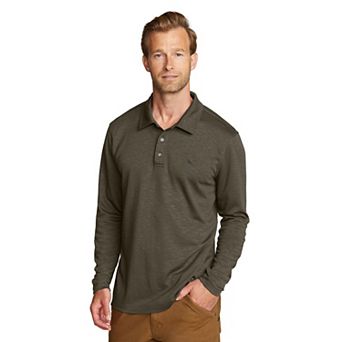 Men's Eddie Bauer Long Sleeve Melange Polo