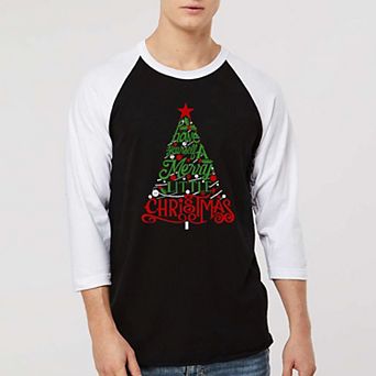 Have Yourself A Merry Little Christmas - Men's Raglan Baseball Word Art T-shirt