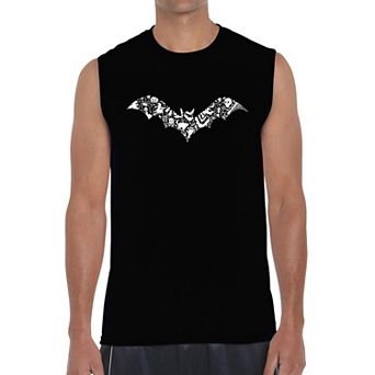 Bat Pics - Men's Word Art Sleeveless T-shirt