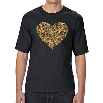 Fall Vibes - Men's Tall And Long Word Art T-shirt