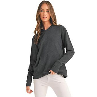 Women's Hoodie Ultra Soft Brushed Rayon Jacket with Thumb Holes