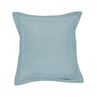 100% French Linen Flanged Euro Sham - 26" X 26"