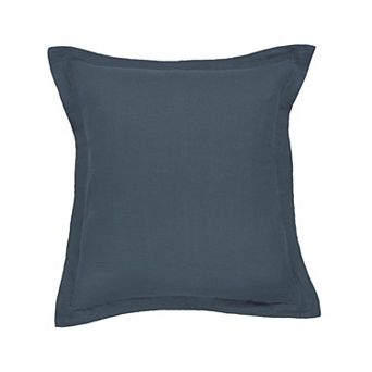 100% French Linen Flanged Euro Sham - 26" X 26"