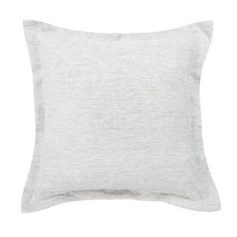 100% French Linen Flanged Euro Sham - 26" X 26"