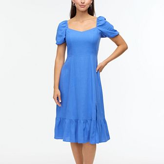 Women's Ellen Tracy Sweetheart Neckline Balloon Sleeve Flounce Dress