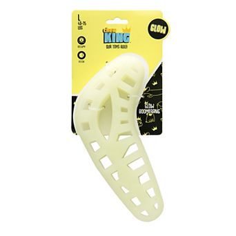 Chew King Glow Boomerang Large Dog Toy