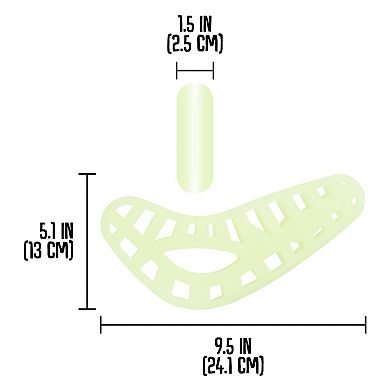 Chew King Glow Boomerang Large Dog Toy