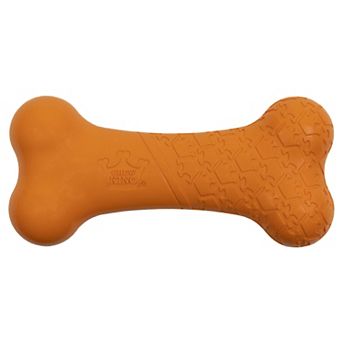 Chew King Bacon Rubber Bone Dog Toy