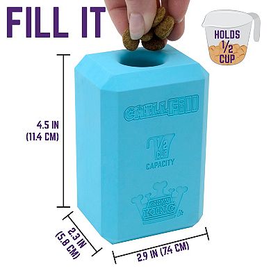 Chew King Blue Large Chill Fill Treat Dog Toy