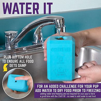 Chew King Blue Large Chill Fill Treat Dog Toy