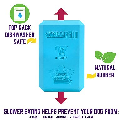 Chew King Blue Large Chill Fill Treat Dog Toy