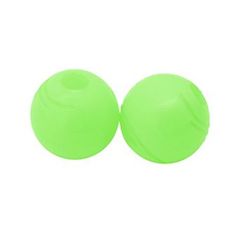 Chew King Green Glow Balls Dog Toy 2 pk