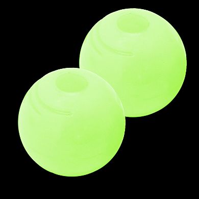 Chew King Green Glow Balls Dog Toy 2-pk.