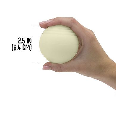Chew King Green Glow Balls Dog Toy 2-pk.