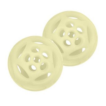 Chew King Green Large Glow Lattice Ball Dog Toy 2 pk