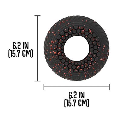 Chew King Black Supreme Ring Chew Large Dog Toy