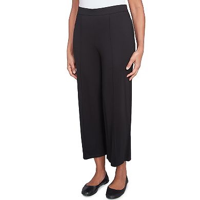 Alfred Dunner Women's Flat-Front Relaxed Ankle Pants