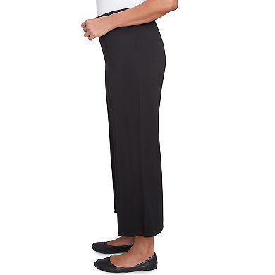 Alfred Dunner Women's Flat-Front Relaxed Ankle Pants