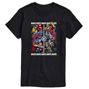 Men's Marvel Heroes Vs Villains Graphic Tee
