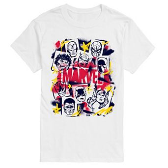 Men's Marvel Airbrush Group Graphic Tee