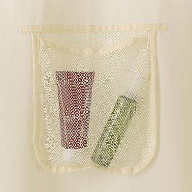 Awesome Home Mesh Pocket Shower Curtain