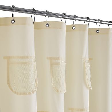 Awesome Home Mesh Pocket Shower Curtain