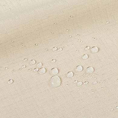 Awesome Home Linen Texture Shower Curtain with Snap-in Liner & 12 Hooks Included