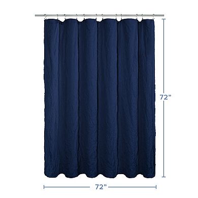 Awesome Home Solid Texture Shower Curtain