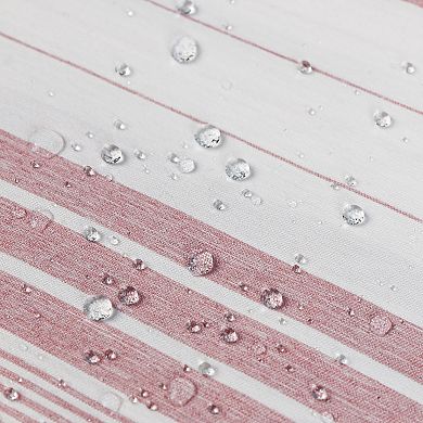 Awesome Home Beach Stripe Shower Curtain