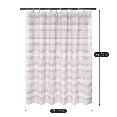 Awesome Home Beach Stripe Shower Curtain