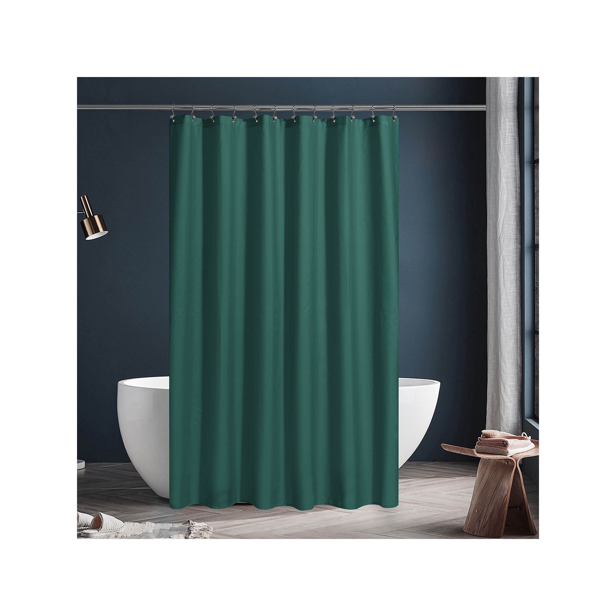 Awesome Home Shower Curtain, Size: 72X72, Blue