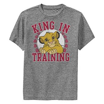 Disney's The Lion King Simba King In Training Boys 8-20 Performance Graphic Tee