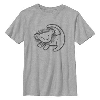Disney's The Lion King Simba Sketch Boys 8-20 Graphic Tee