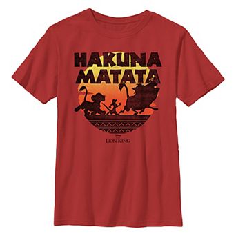 Disney's The Lion King Simba, Timon & Pumbaa Hakuna Matata Walk Boys 8-20 Graphic Tee