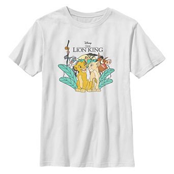 Disney's The Lion King Simba And Nala Young Love Boys 8-20 Graphic Tee