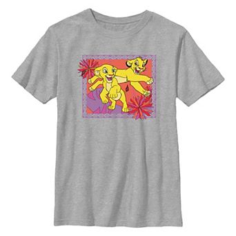Disney's The Lion King Simba And Nala Playing Boys 8-20 Graphic Tee