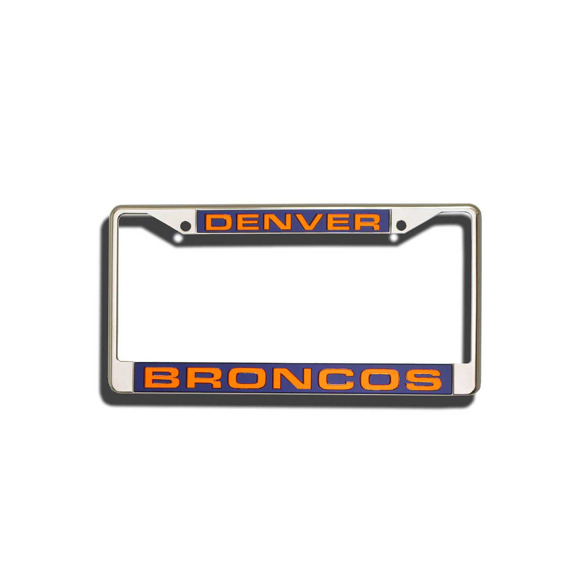 Denver Broncos License Plate Frame, Do Not Use