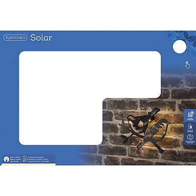 Kaemingk Solar Iron Steady LED Wall Art