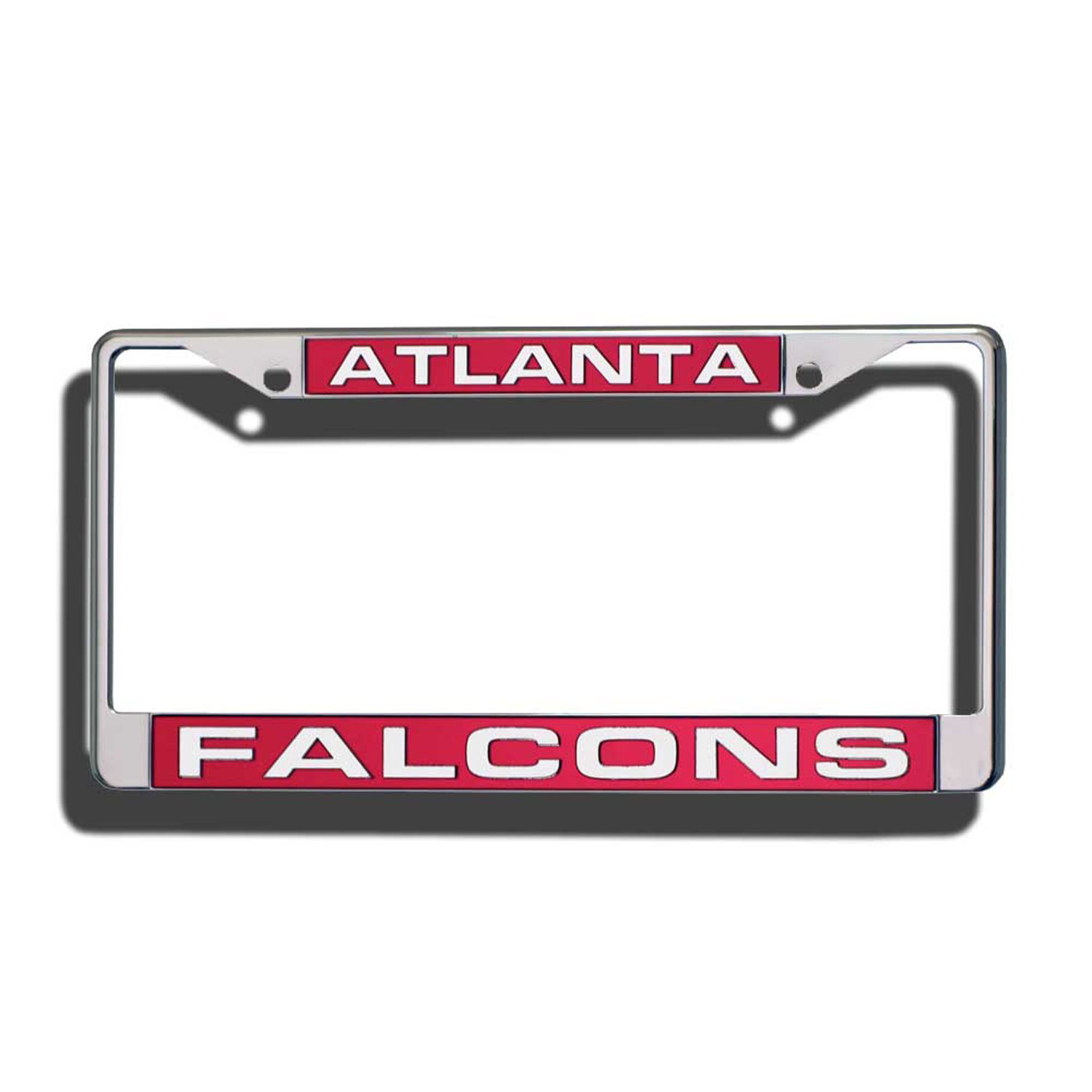 Atlanta Falcons Super Stripe Acrylic Cut License Plate