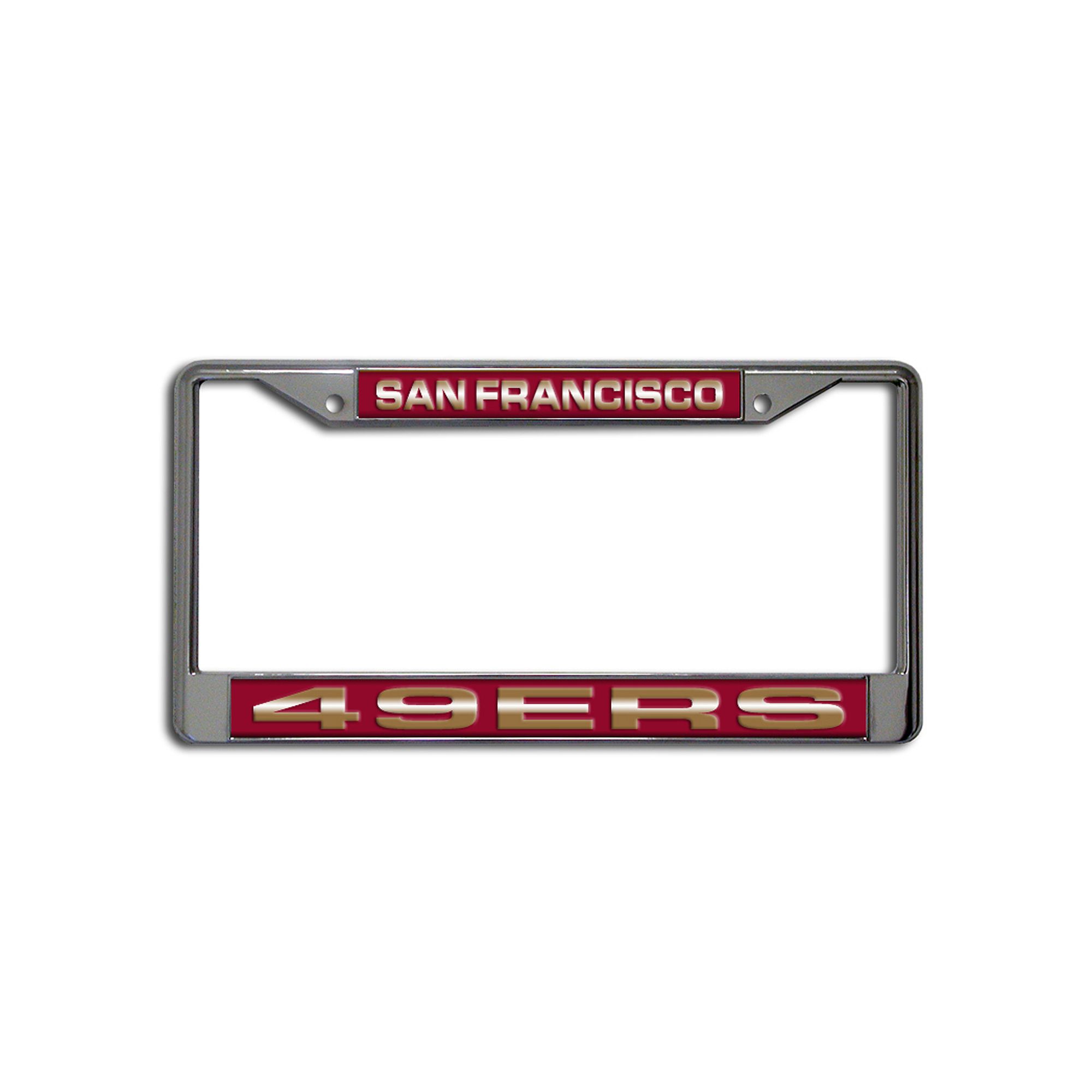 San Francisco 49ers License Plate Frame, Do Not Use