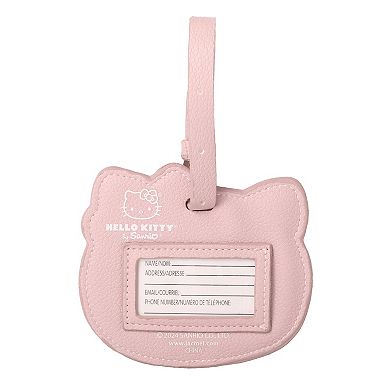 Hello Kitty Blush Debossed Passport Holder & Luggage Tag Set