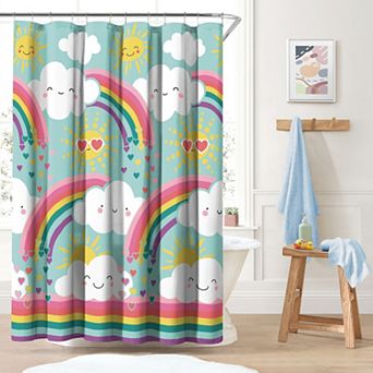 Dream Factory Rainbow Flare Shower Curtain